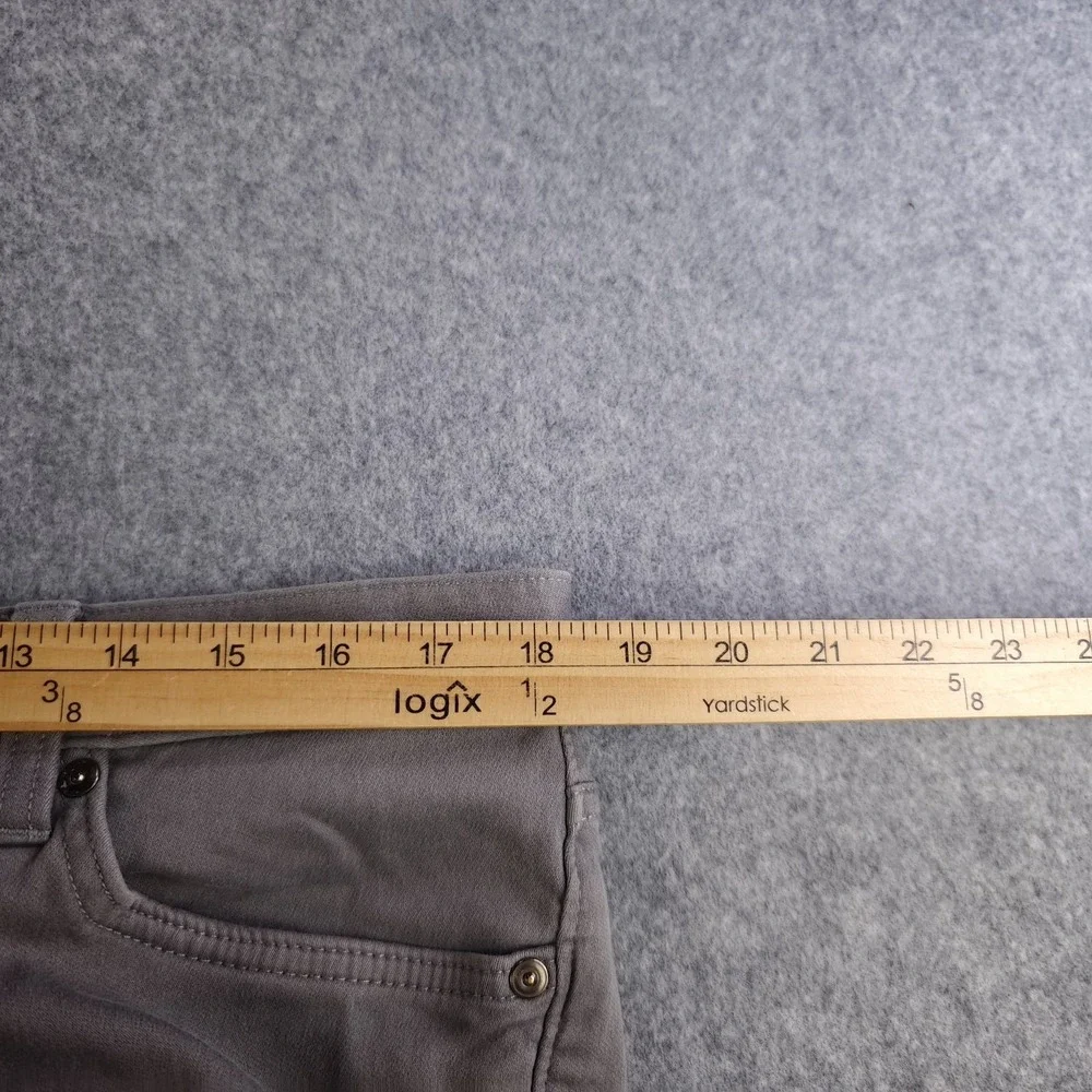 Banana Republic Traveler Pants Mens 36x31 ( Tag 36x36) Gray Flat Front Slim Fit